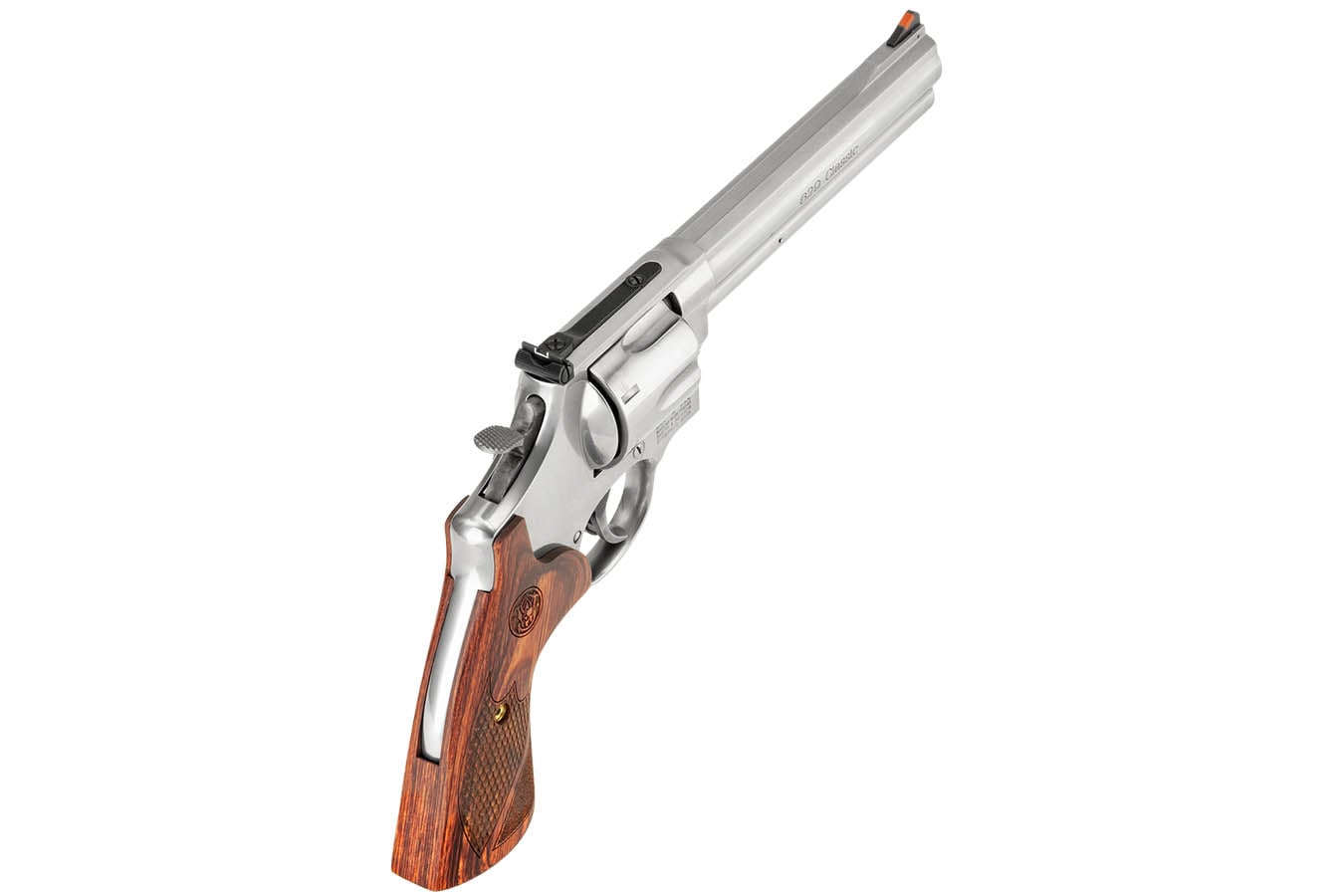 SMITH AND WESSON 629 Deluxe 44 Magnum Revolver with Textured Wood Grips