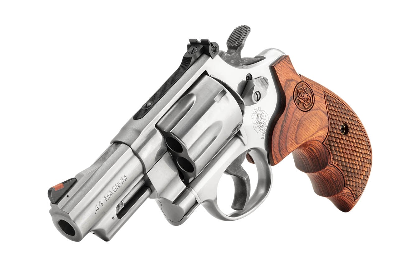 Smith & Wesson 629 Deluxe 44 Magnum Revolver with Textured Wood Grips