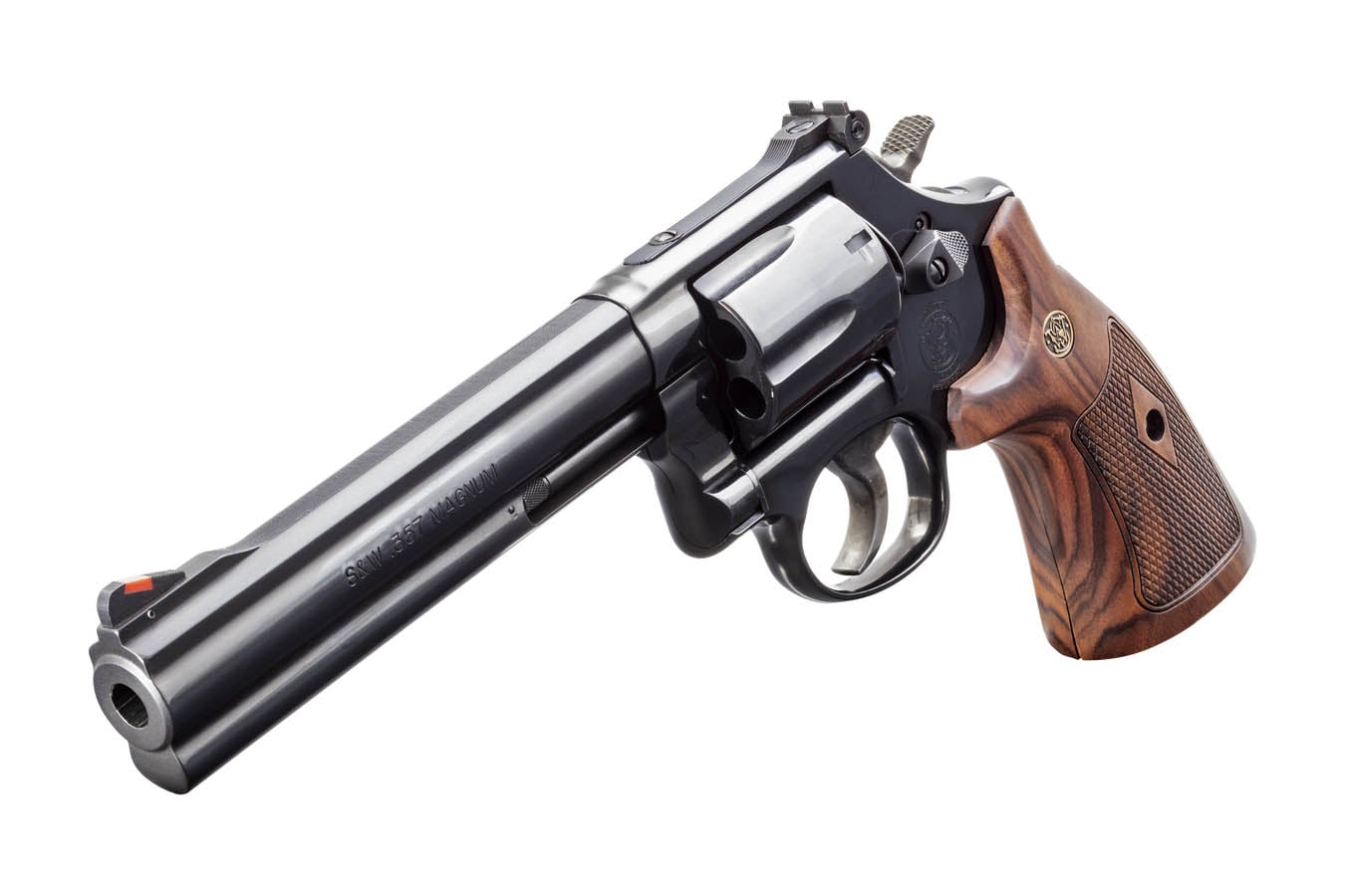 Smith & Wesson Model 586 Classic 357 Magnum Revolver with Wood Grips
