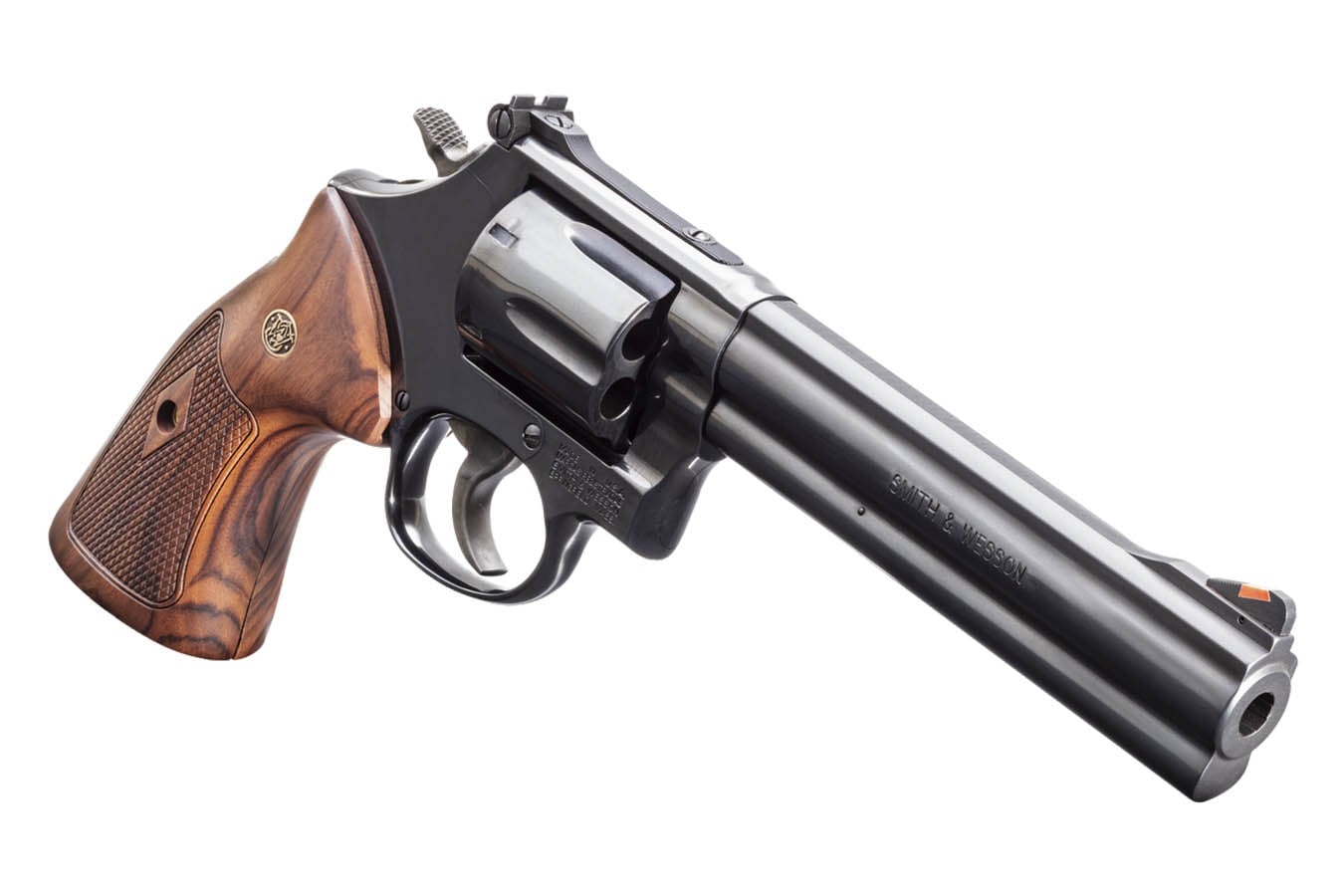 Smith & Wesson Model 586 Classic 357 Magnum Revolver with Wood Grips