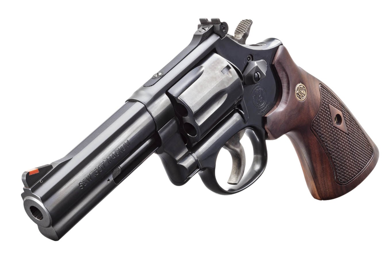 Smith & Wesson Model 586 Classic 357 Magnum 4-inch with Wood Grips