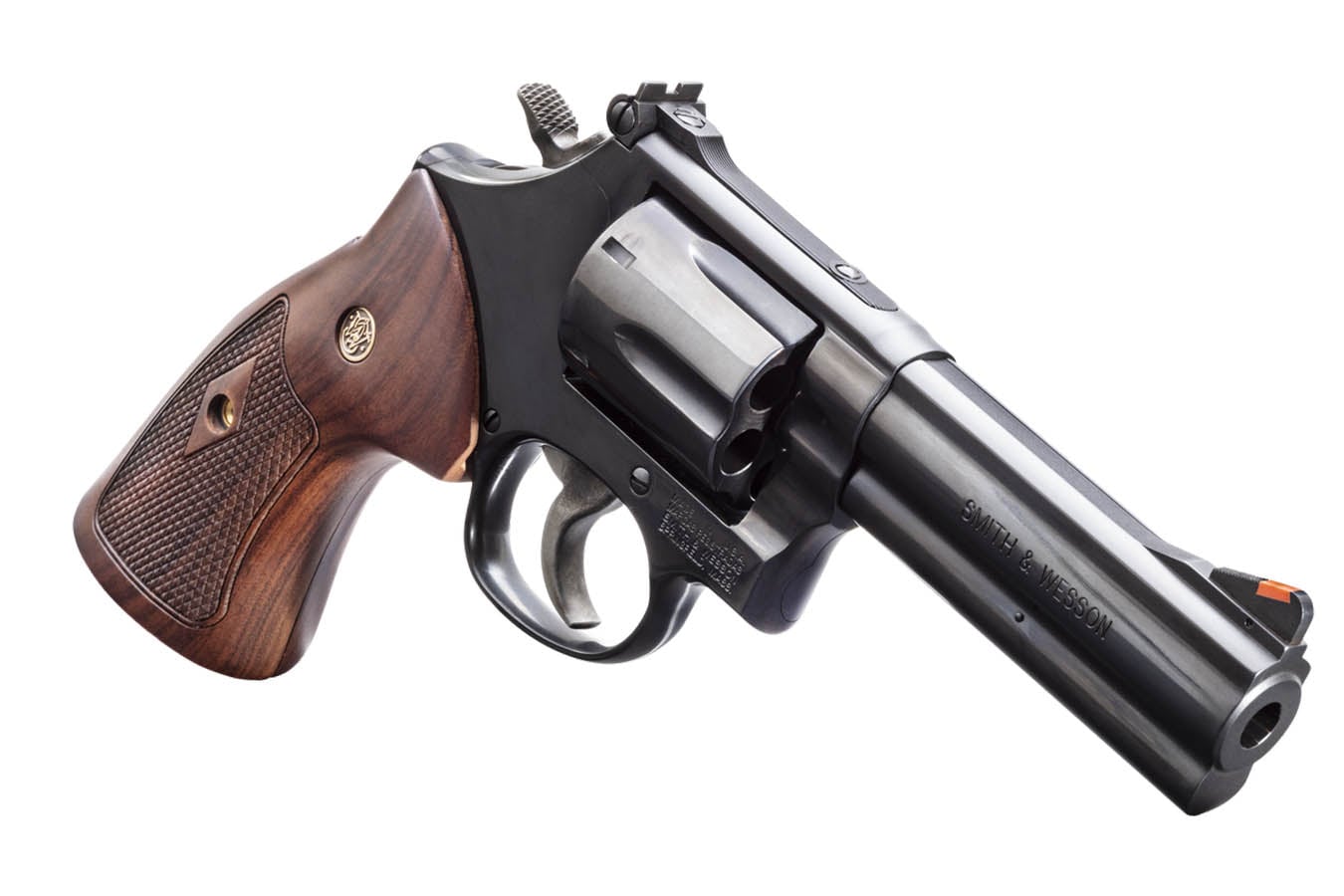 Smith & Wesson Model 586 Classic 357 Magnum 4-inch with Wood Grips
