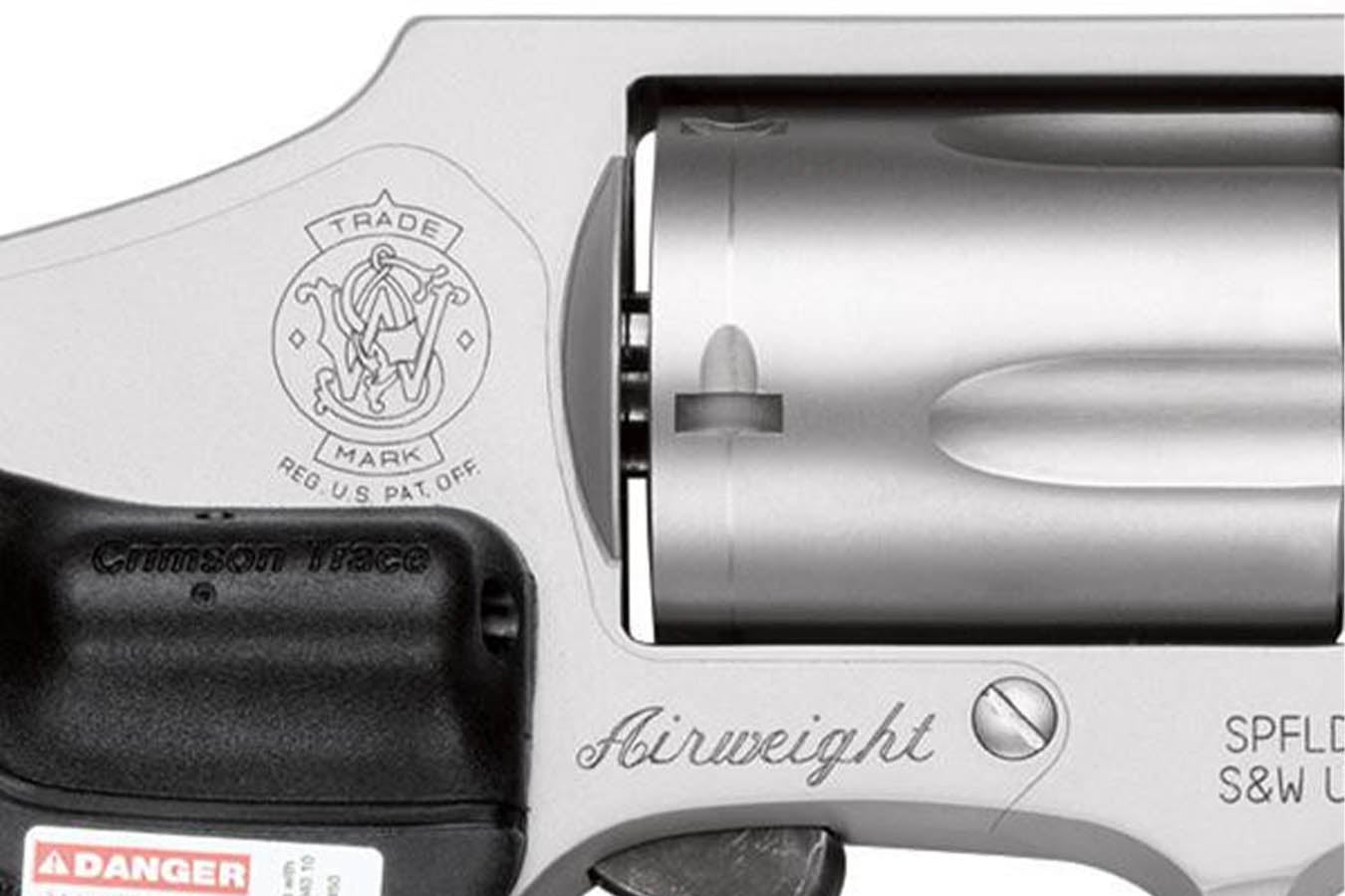 Smith & Wesson Model 642 38 Special Revolver with Crimson Trace Lasergrip (No Internal Lock)