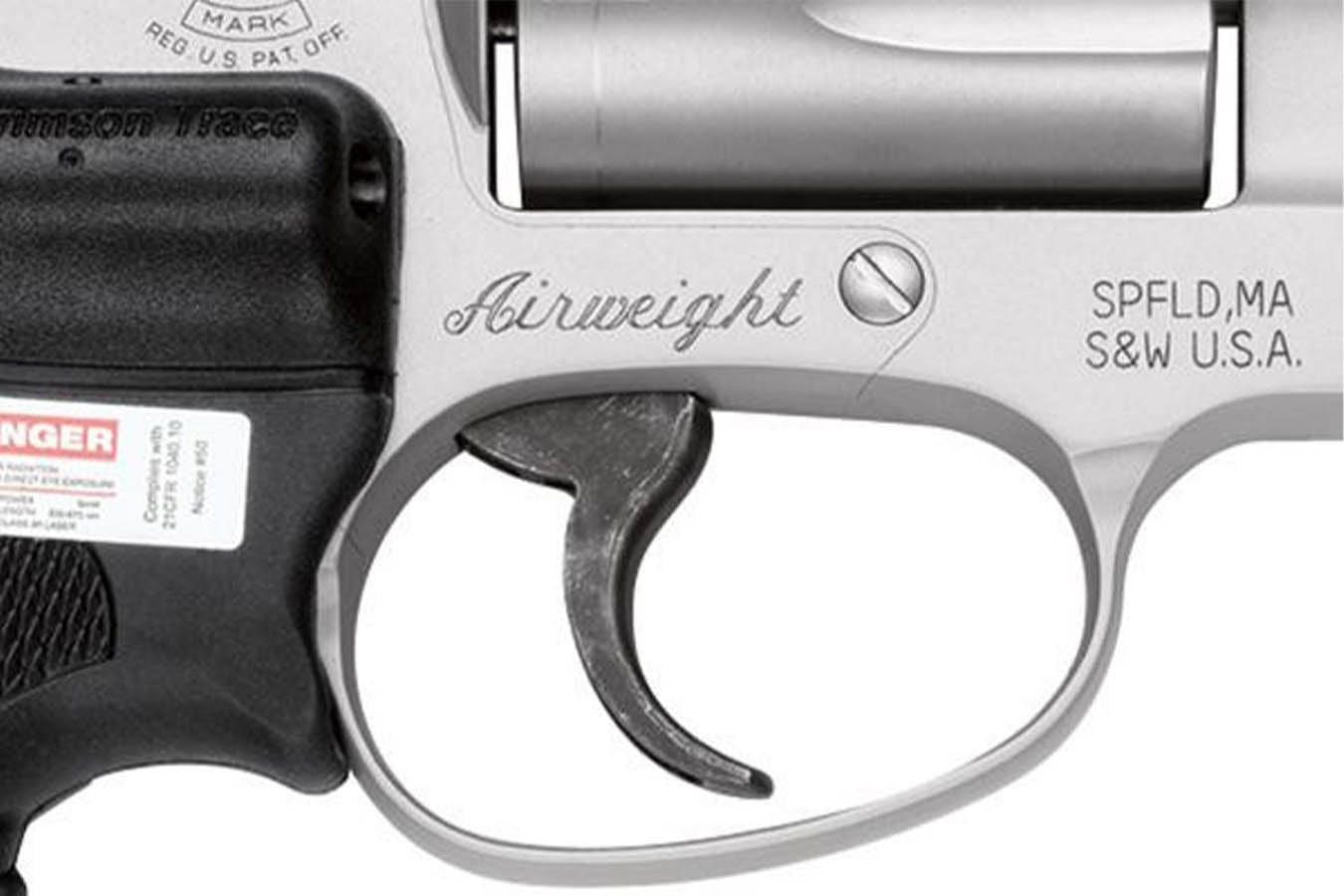 Smith & Wesson Model 642 38 Special Revolver with Crimson Trace Lasergrip (No Internal Lock)
