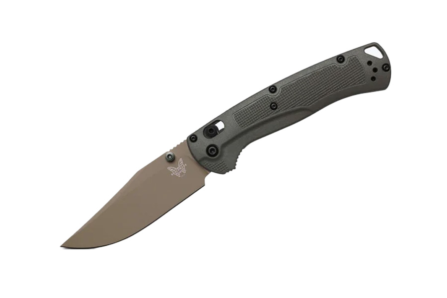 Benchmade Knife Taggedout Deep EDC Knife Olive Grivory