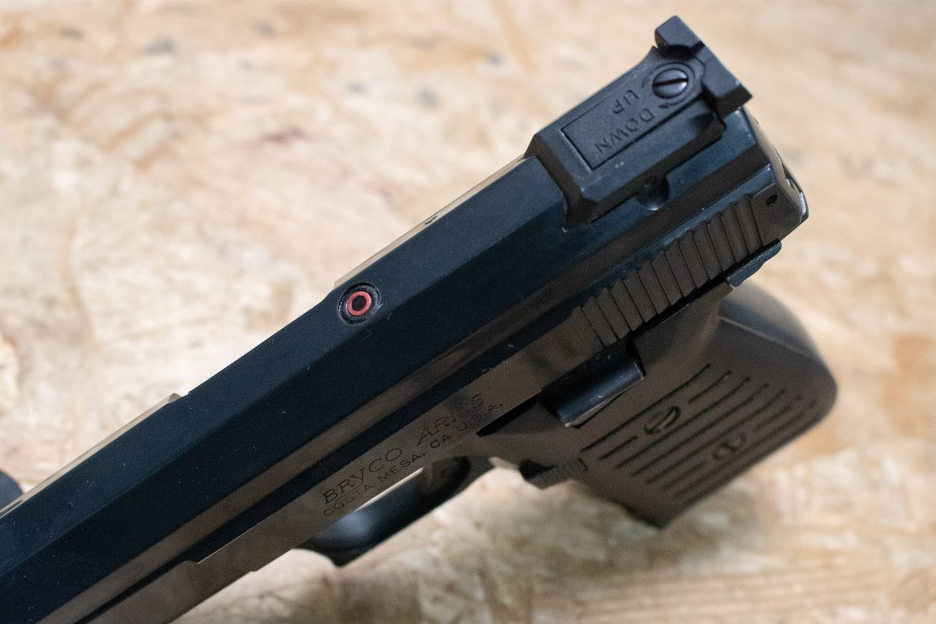 BRYCO Jennings Nine CA 9mm Police Trade-In Pistol with Black Finish