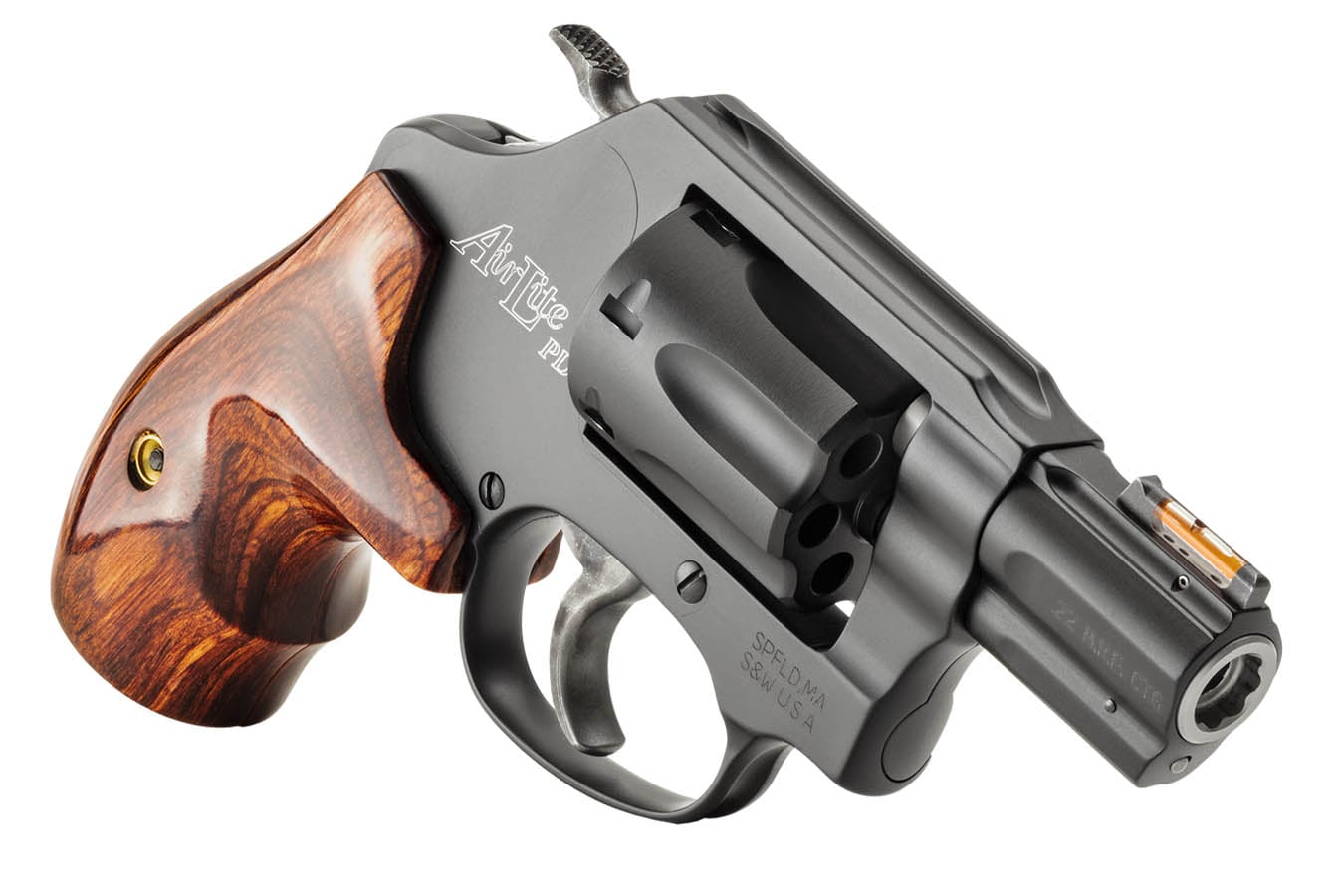 Smith & Wesson Model 351PD 22 Magnum J-Frame with HI-VIZ Orange Fiber Optic