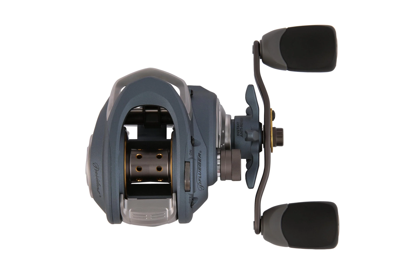 PFLUEGER President Low Profile Reel with Flipping Switch