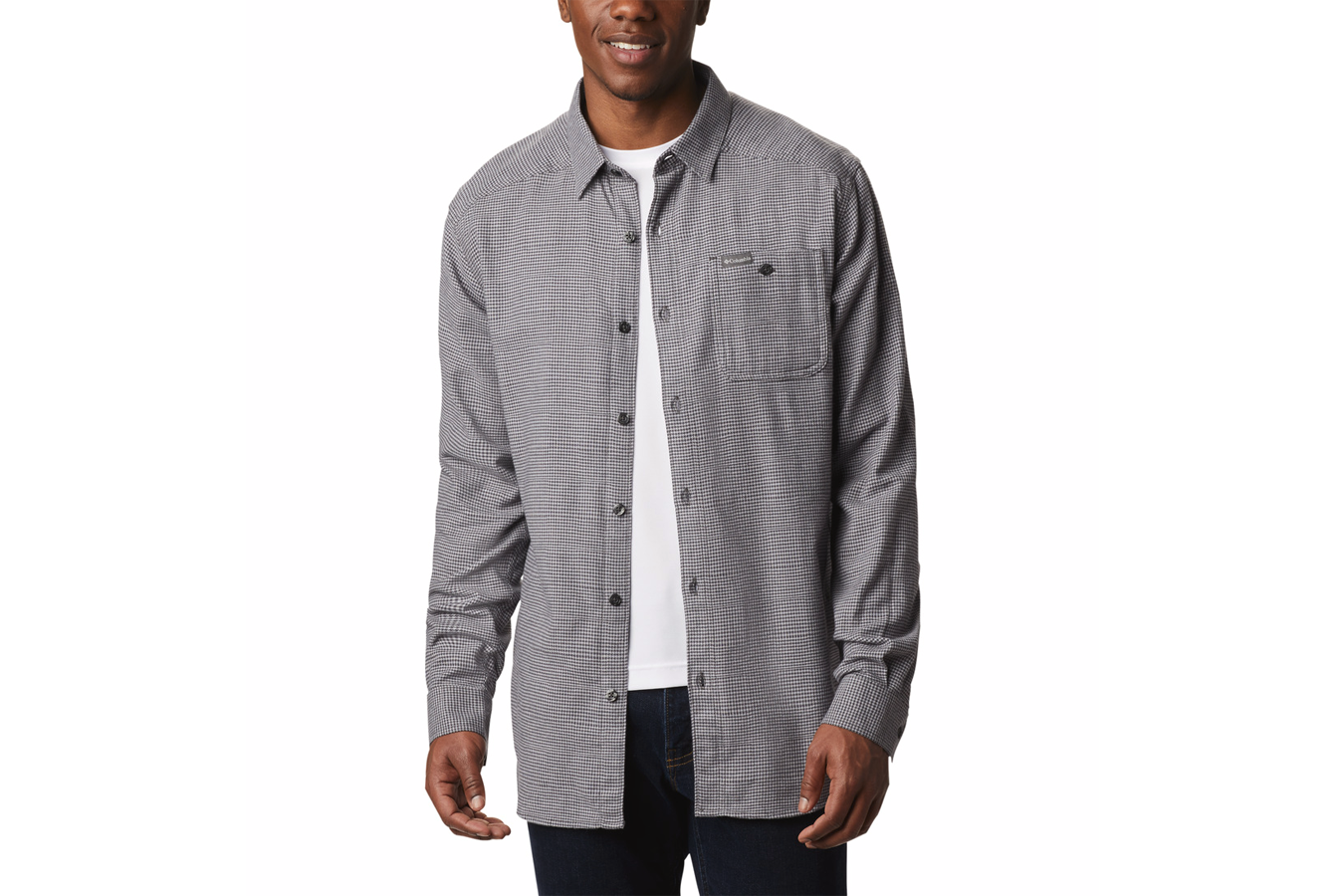 Columbia Men`s Cornell Woods Flannel Long Sleeve Shirt