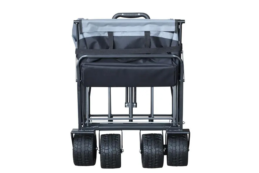 Sunshine Mountaineering Steel Folding Utility Wagon Black