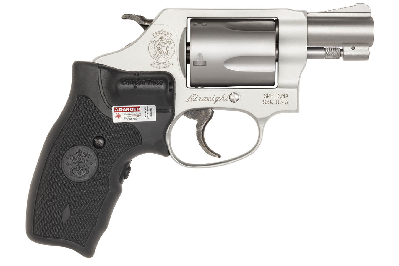 SMITH AND WESSON Model 637 38 Special J-Frame with Crimson Trace Lasergrip
