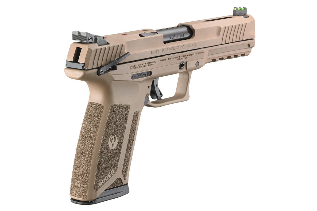 RUGER Ruger-57 5.7x28mm Full-Size Pistol with Davidsons Dark Earth Finish