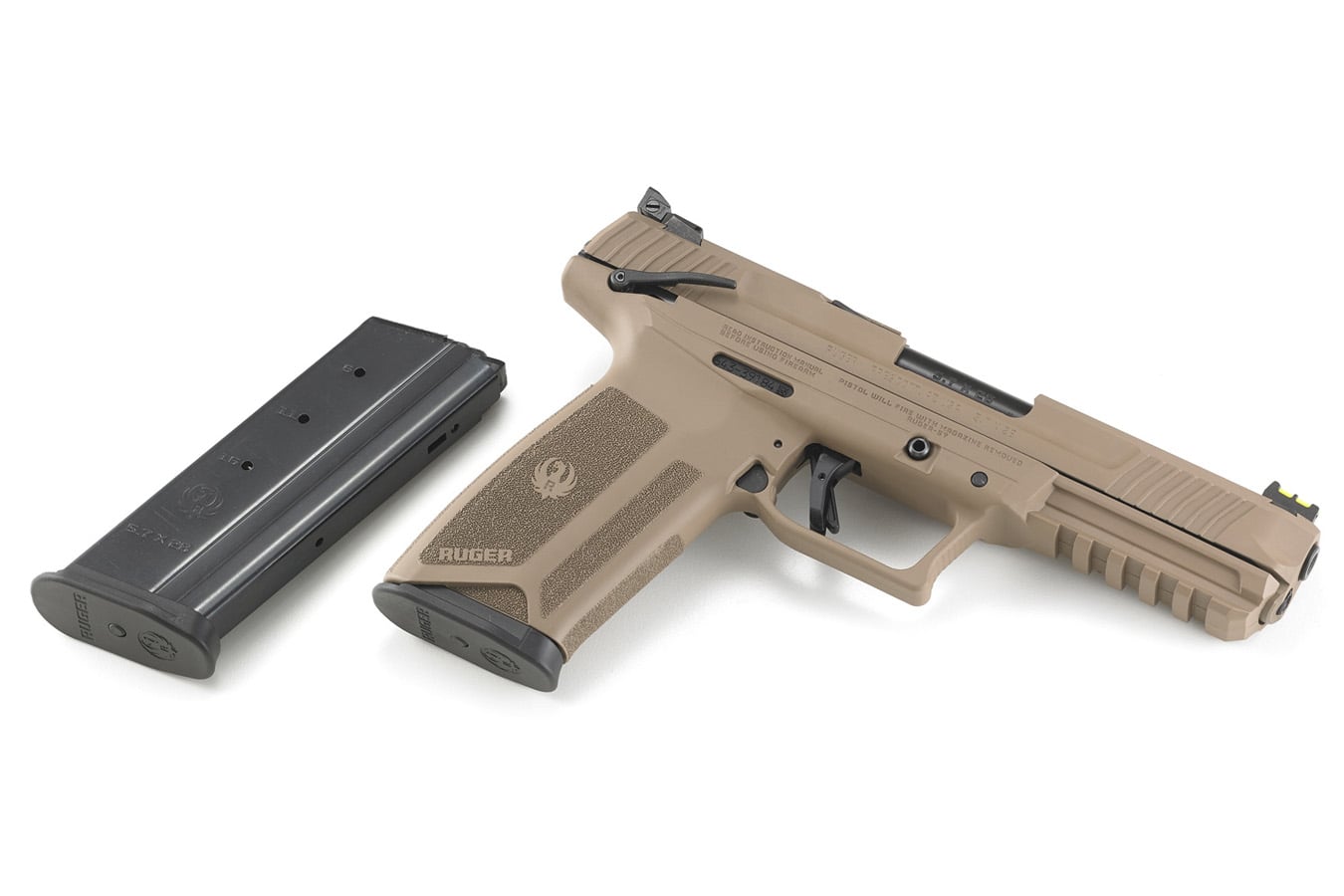 RUGER Ruger-57 5.7x28mm Full-Size Pistol with Davidsons Dark Earth Finish