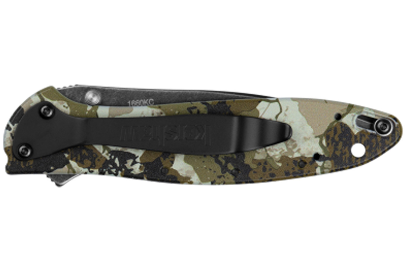 KERSHAW KNIVES Leek Folding Pocket Knife, Camo