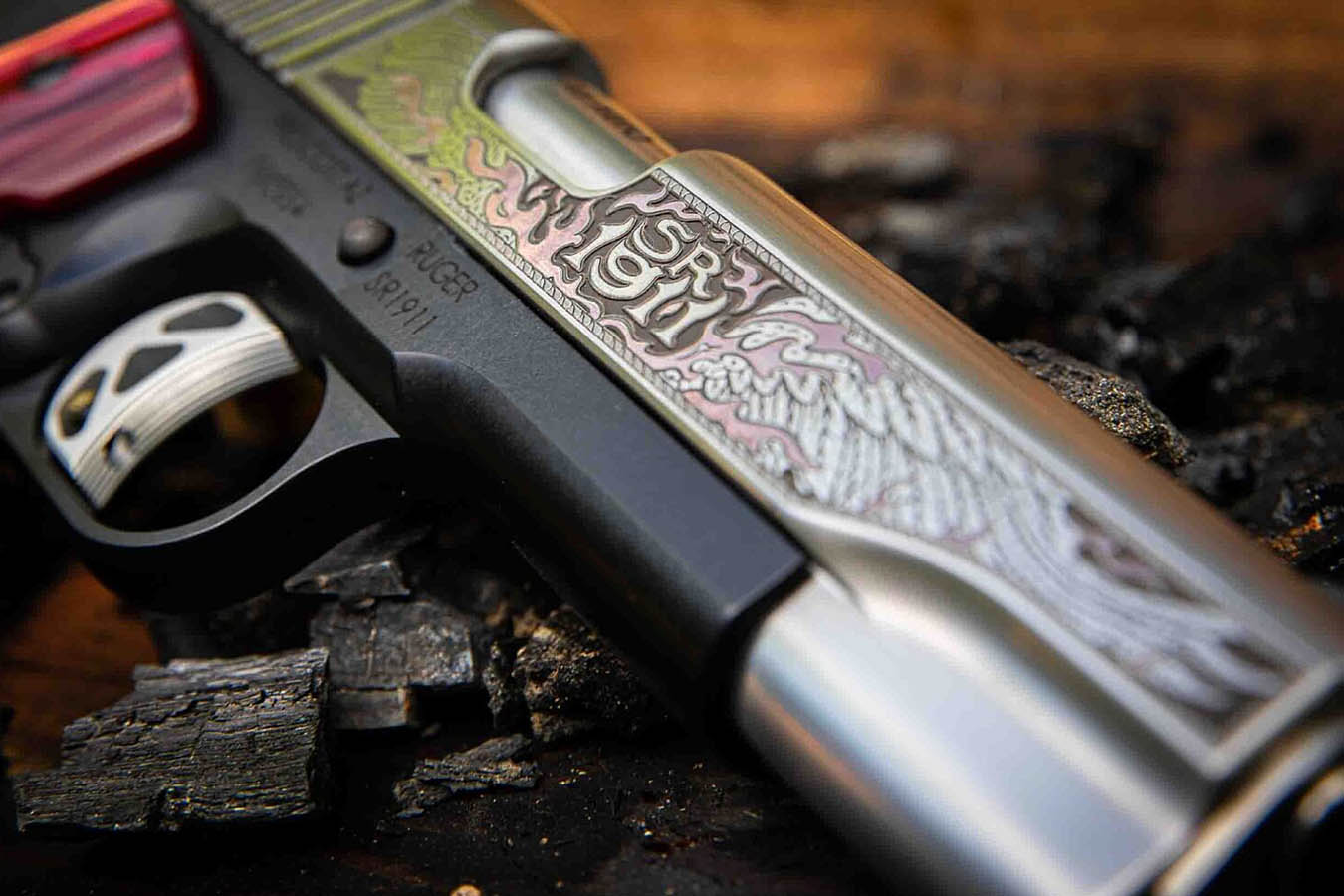 RUGER SR1911 Phoenix 45 ACP Special Edition Semi-Auto Pistol with Engraving
