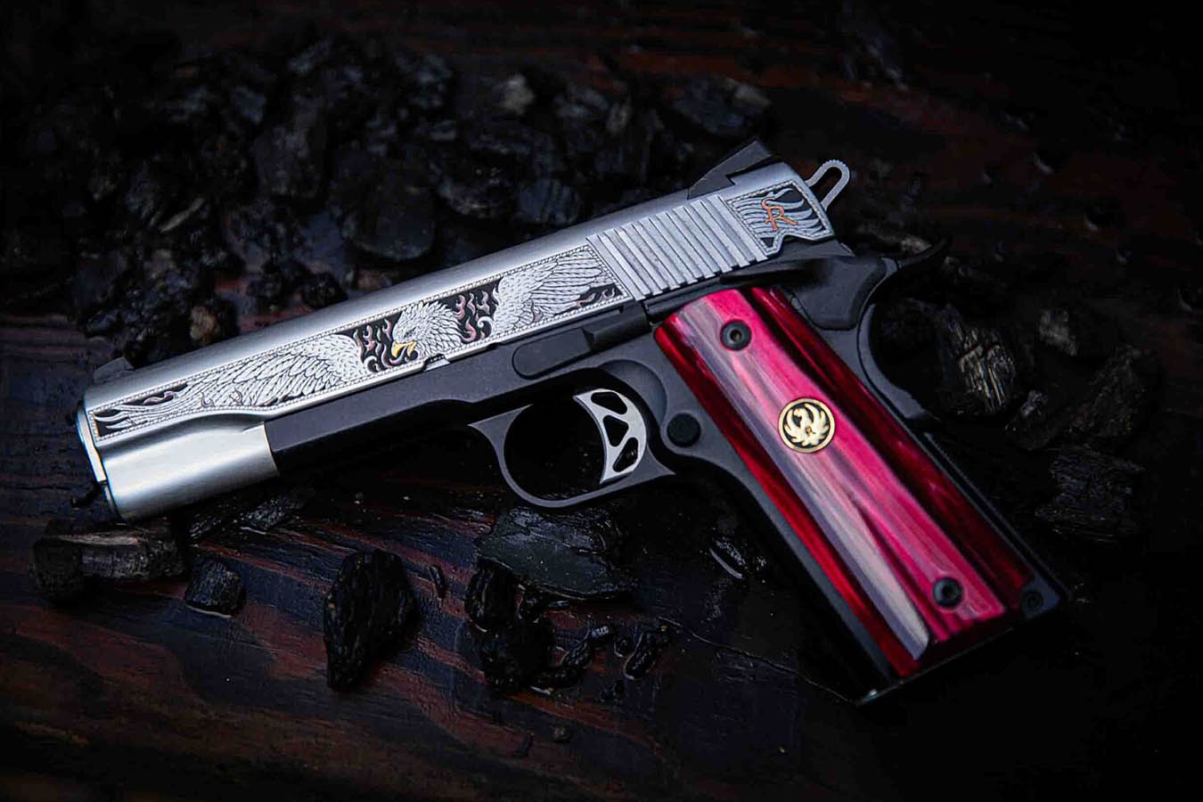 RUGER SR1911 Phoenix 45 ACP Special Edition Semi-Auto Pistol with Engraving