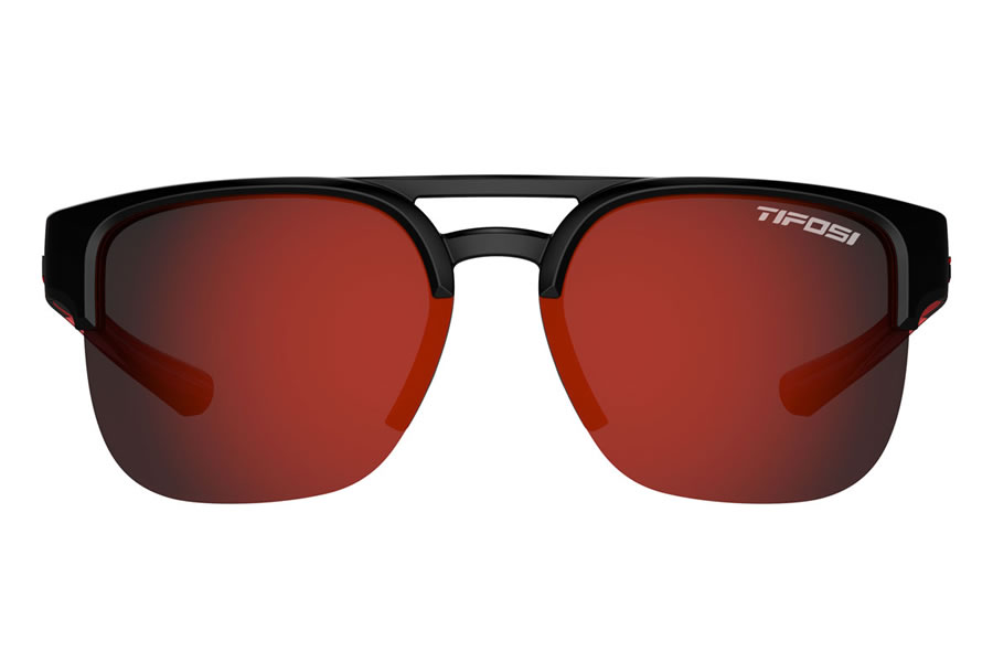 TIFOSI Salvo with Crimson Onyx Frames with Smoke Red Lenses