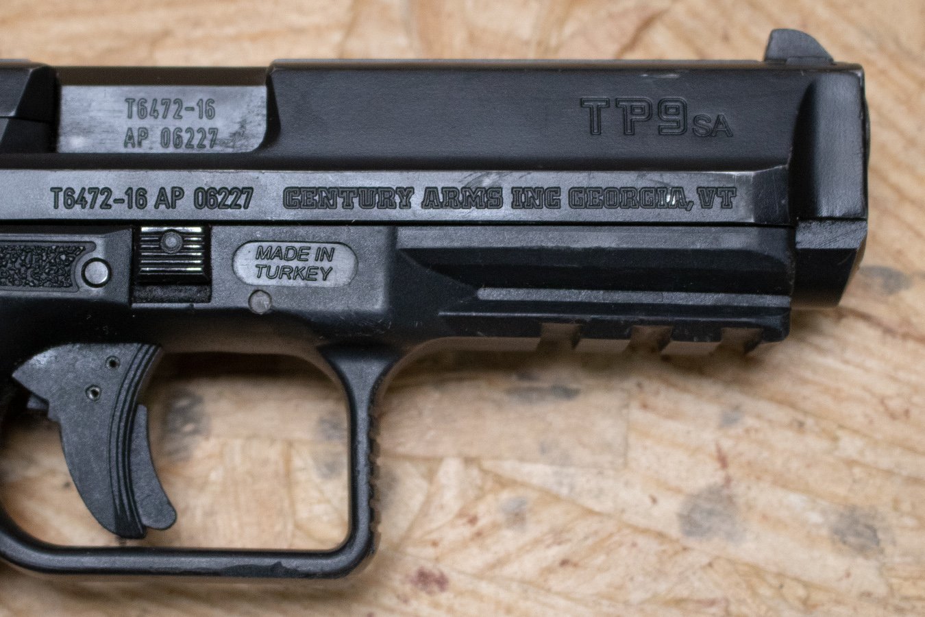 CANIK TP9SA 9mm Police Trade-In Pistol (Magazine Not Included)