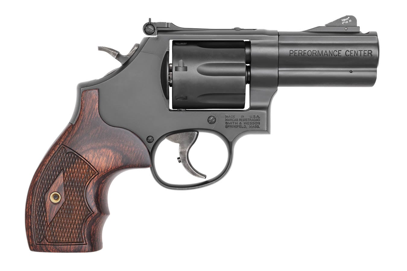 SMITH AND WESSON Model 586 L-Comp .357 Magnum Performance Center Double-Action Revolver