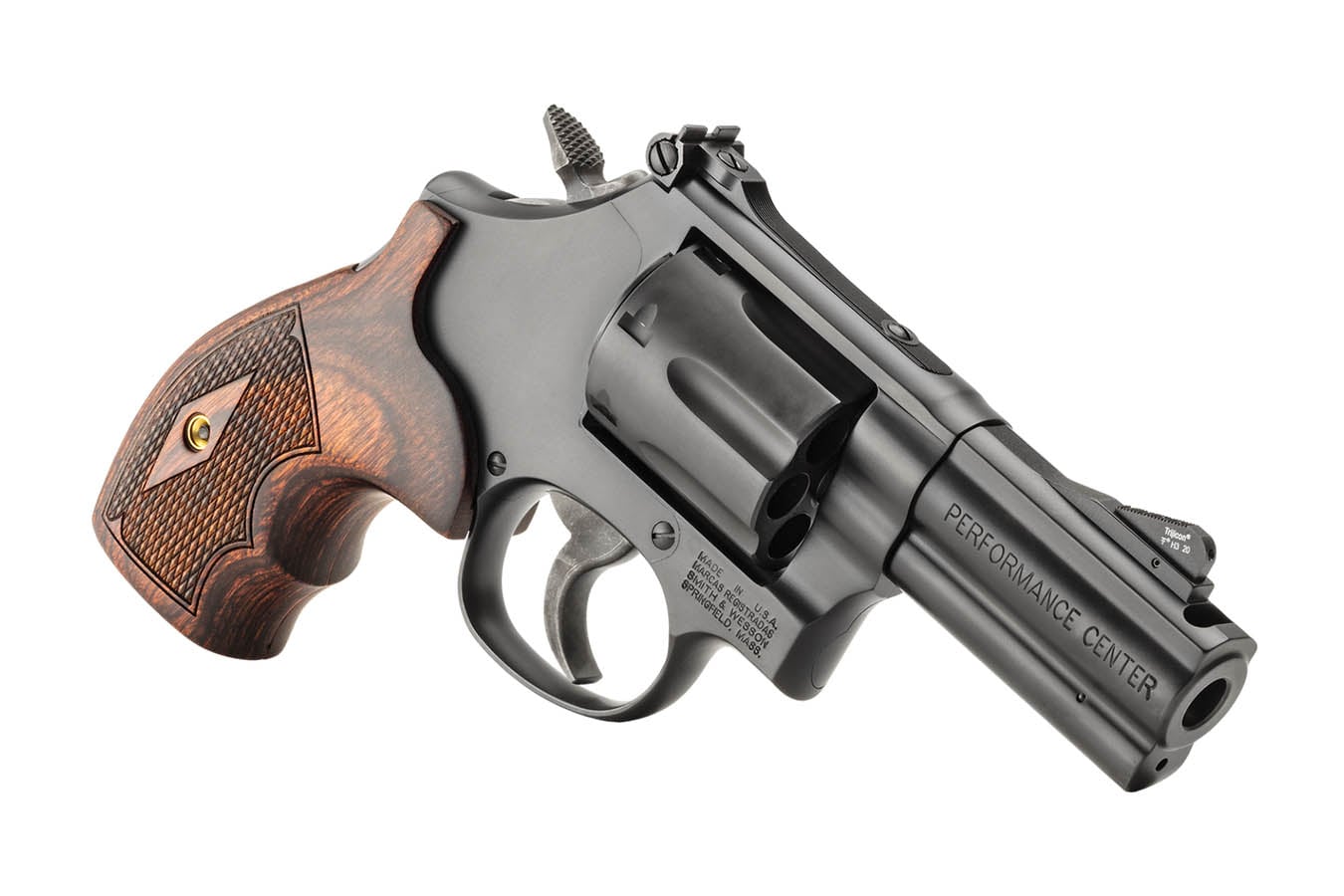 SMITH AND WESSON Model 586 L-Comp .357 Magnum Performance Center Double-Action Revolver