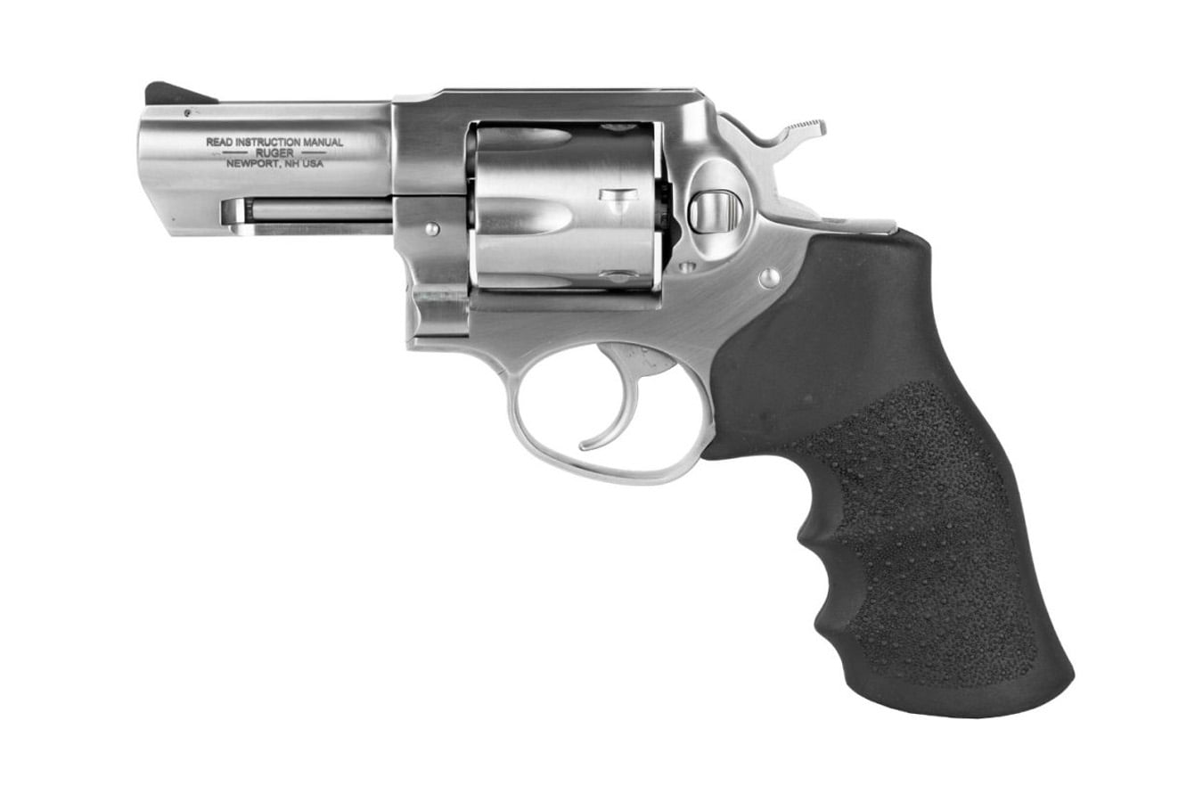 RUGER GP100 Standard 357 Magnum Double-Action Revolver with Hogue Monogrip