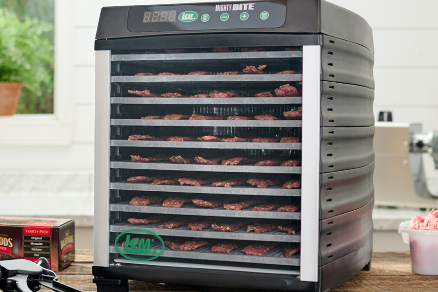 LEM MightyBite 10-Tray Plastic Dehydrator