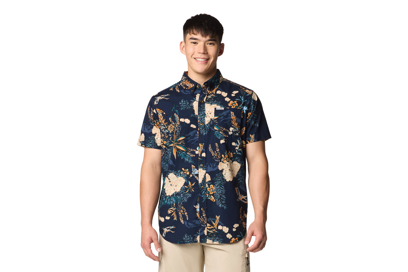 Columbia Men's Rapid Rivers Printed Short Sleeve Shirt