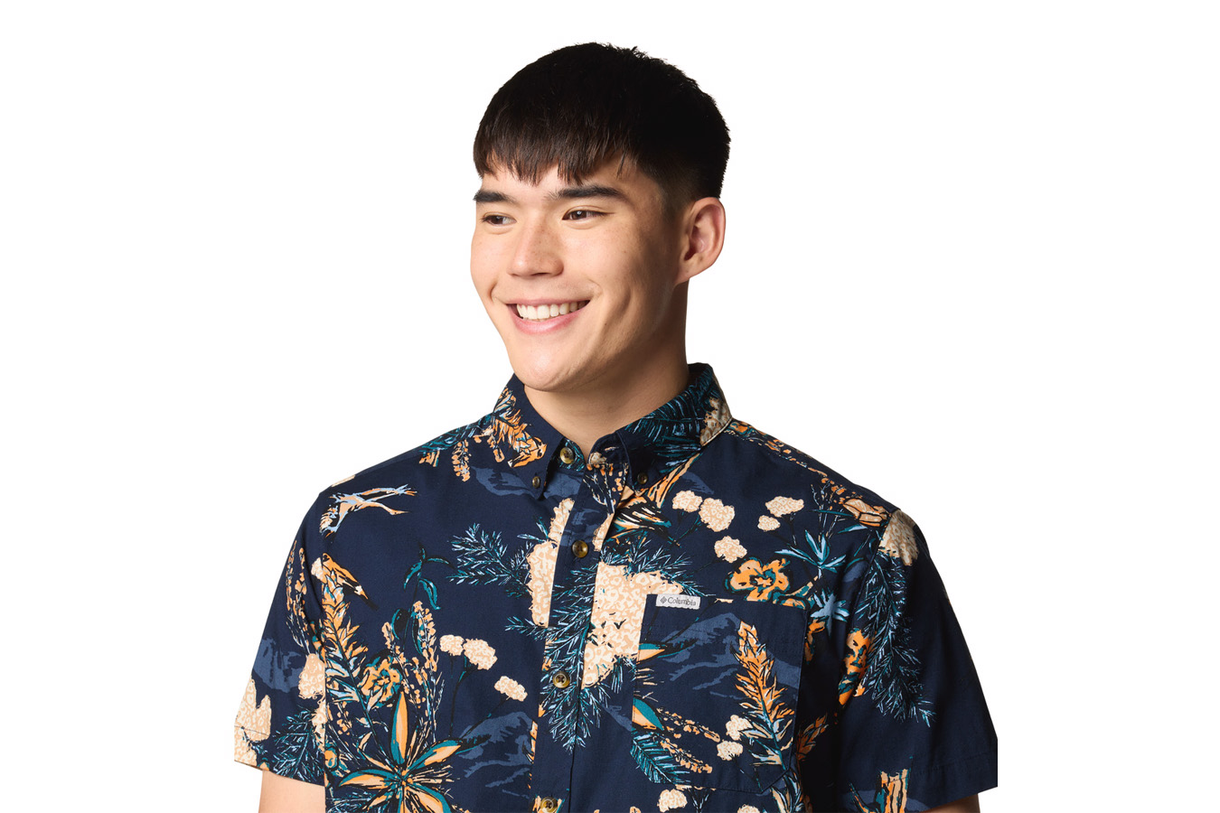 Columbia Men's Rapid Rivers Printed Short Sleeve Shirt