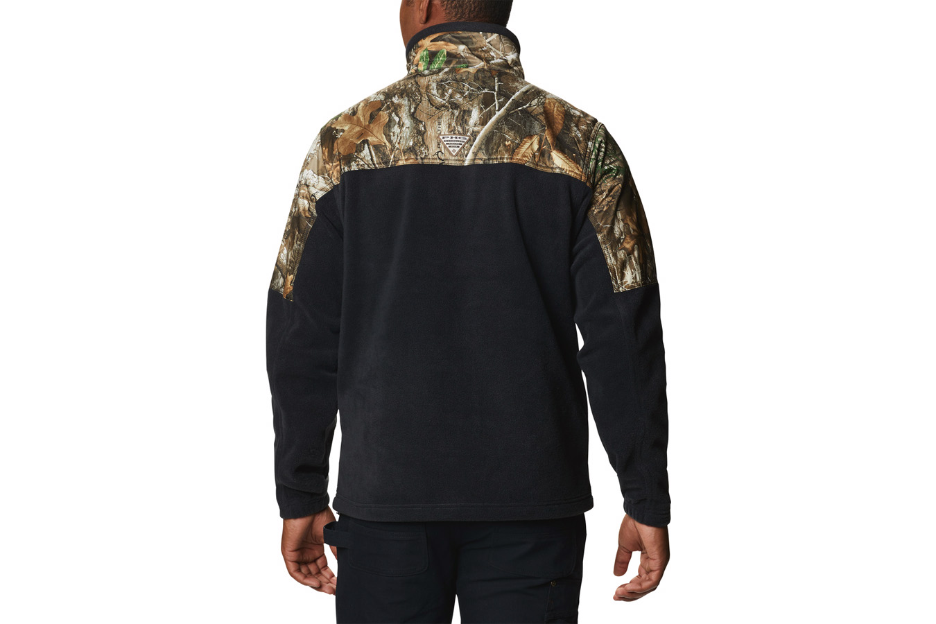 Columbia Men's PHG Fleece Overlay Quarter-Zip Pullover