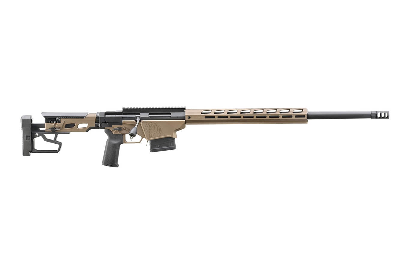 RUGER Precision 6.5 Creedmoor Bolt-Action Rifle with Smoked Bronze Cerakote Finish