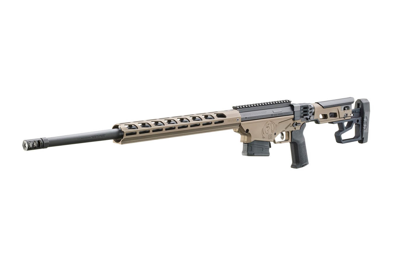 RUGER Precision 6.5 Creedmoor Bolt-Action Rifle with Smoked Bronze Cerakote Finish