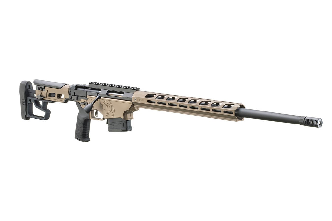 RUGER Precision 6.5 Creedmoor Bolt-Action Rifle with Smoked Bronze Cerakote Finish