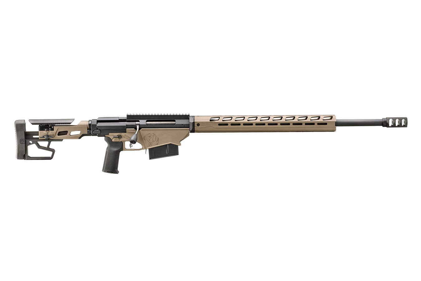 RUGER Precision 300 PRC Bolt-Action Rifle with Smoked Bronze Cerakote Finish