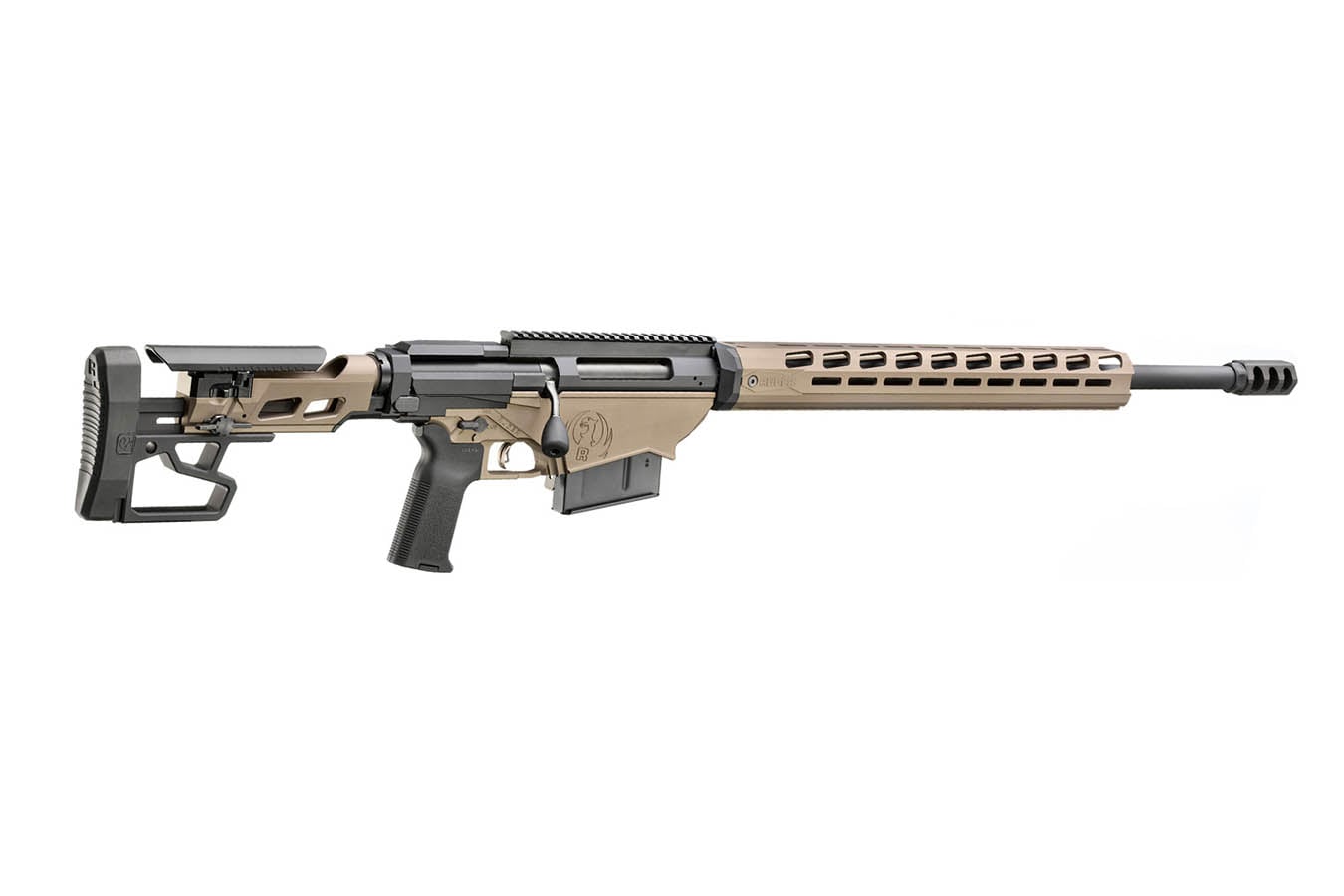 RUGER Precision 300 PRC Bolt-Action Rifle with Smoked Bronze Cerakote Finish