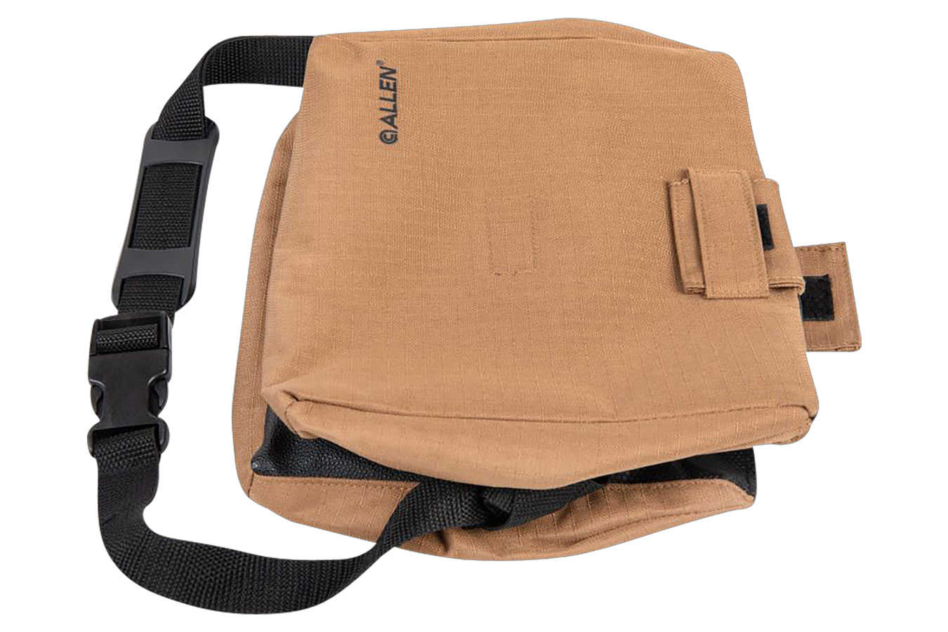 ALLEN COMPANY Unfilled Bench Shooting Bag Black/Tan