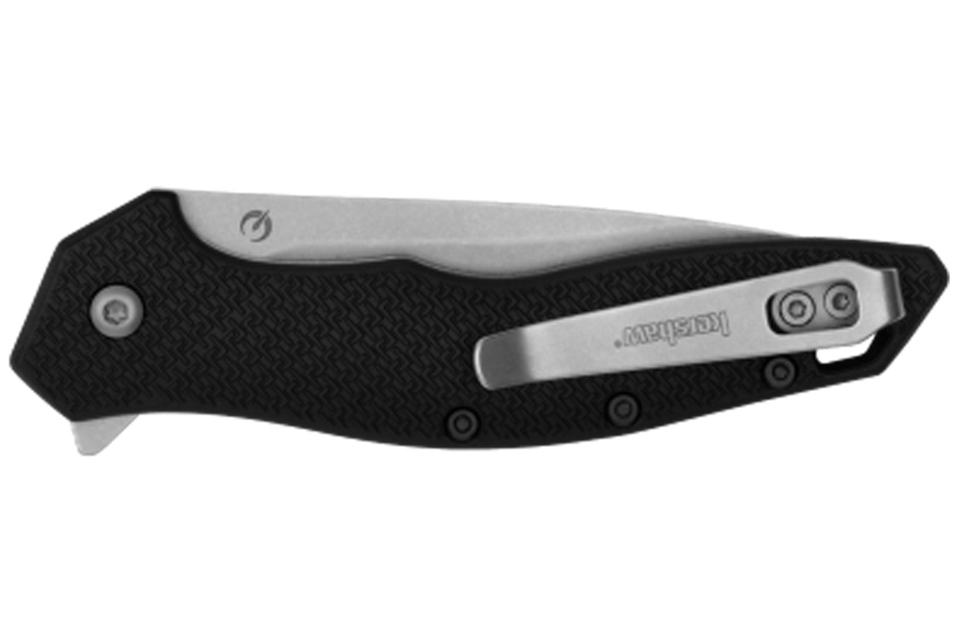 Kershaw Knives Shoreline Folding Pocket Knife - Stonewashed, Serrated