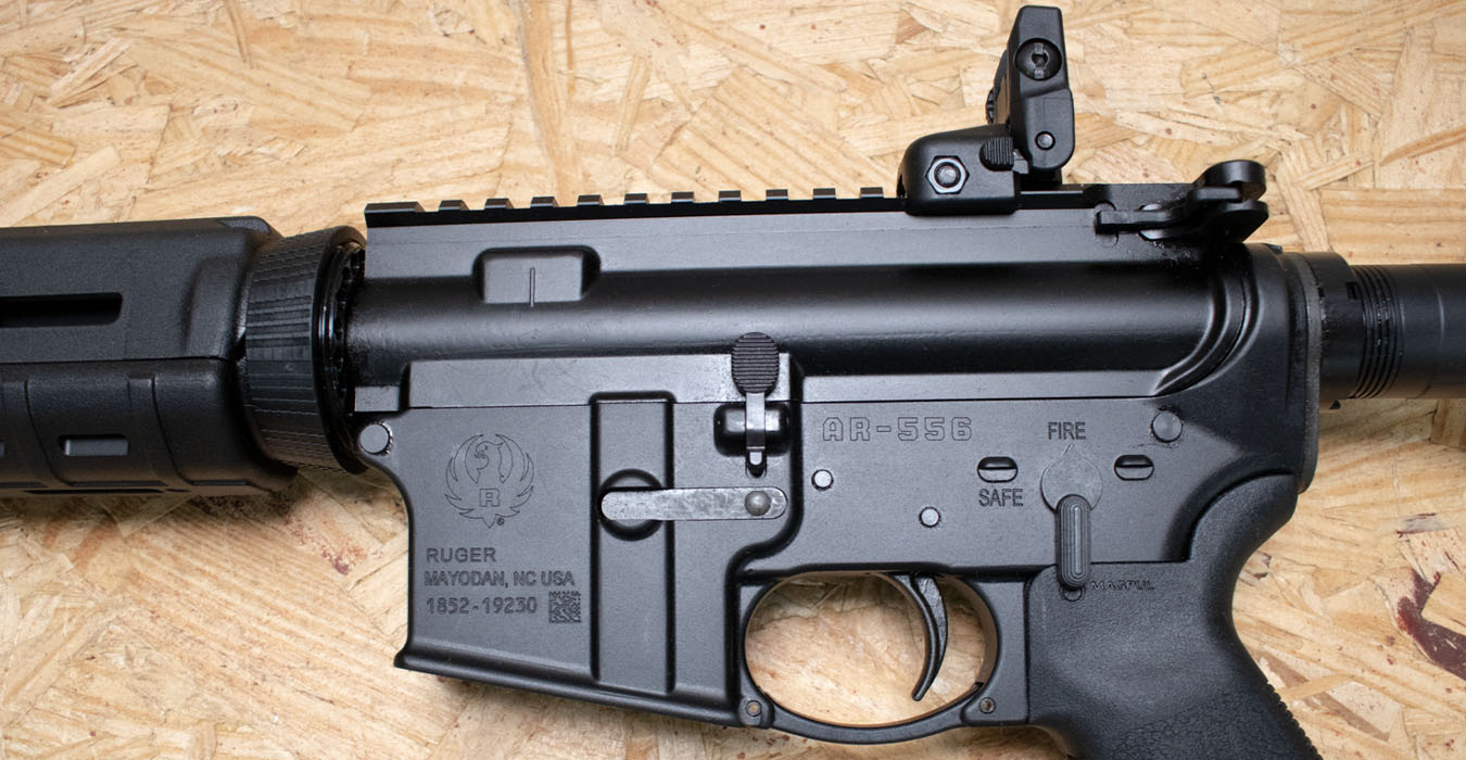 RUGER AR-556 5.56mm Used Trade-In Rifle w/Magpul Furniture (Mag Not Included)