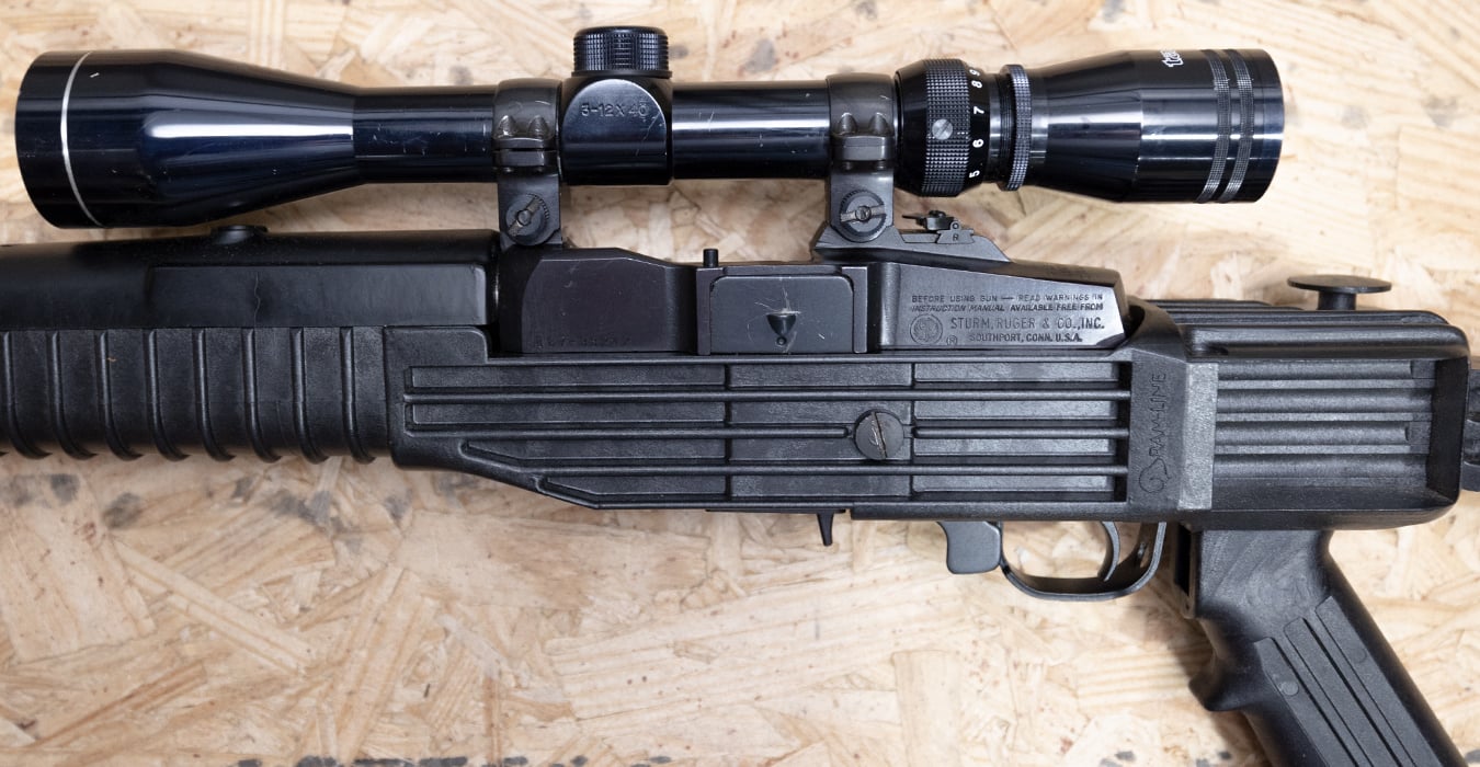 RUGER Mini-14 Ranch 223Rem Police Trade-In Rifle with Scope and Folding Stock (Mag Not Included)
