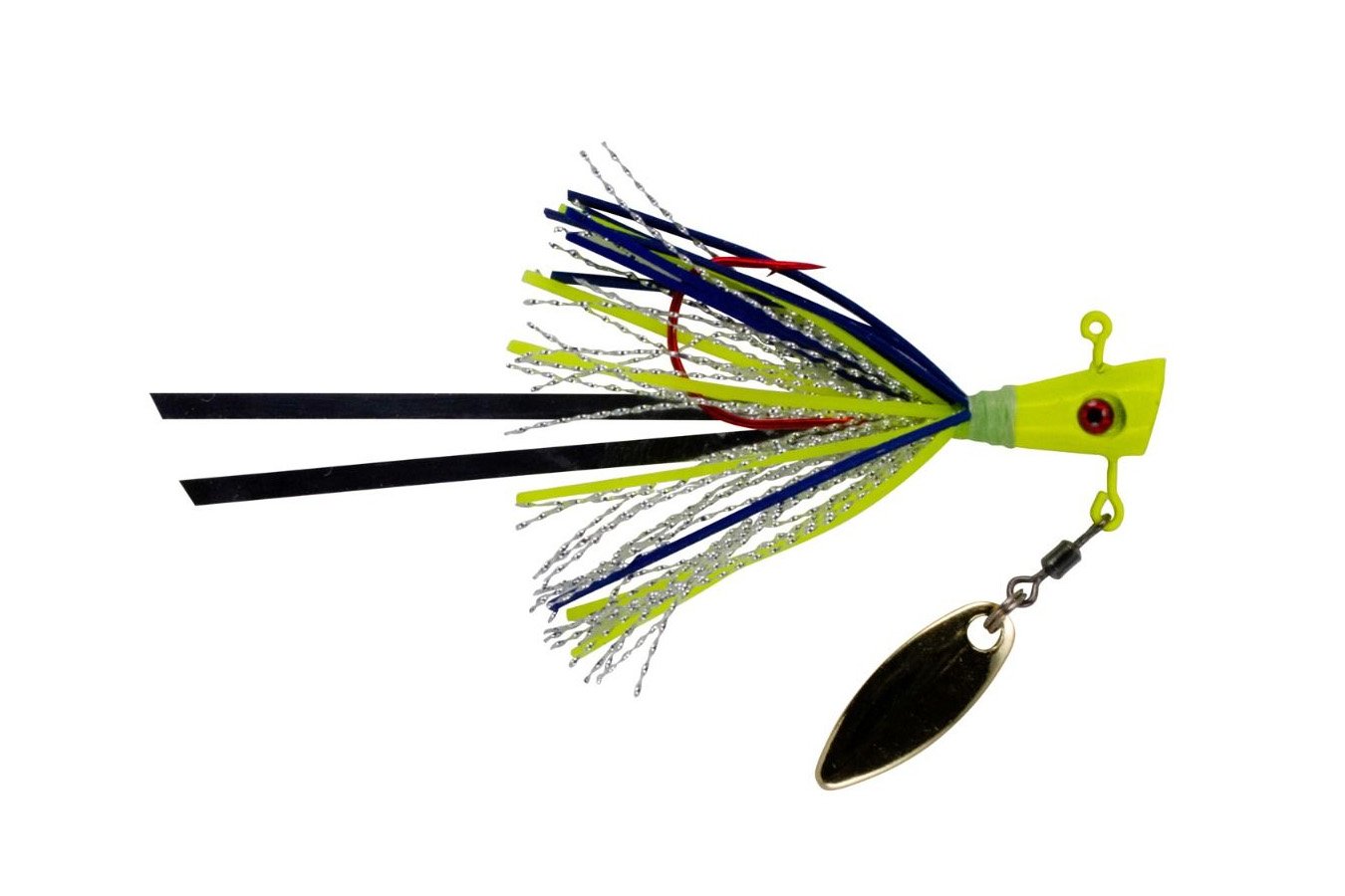 CRAPPIE MAGNET Fin Spin Pro Series 2 Piece Pack - 1/8 oz Therapist Chartruese 