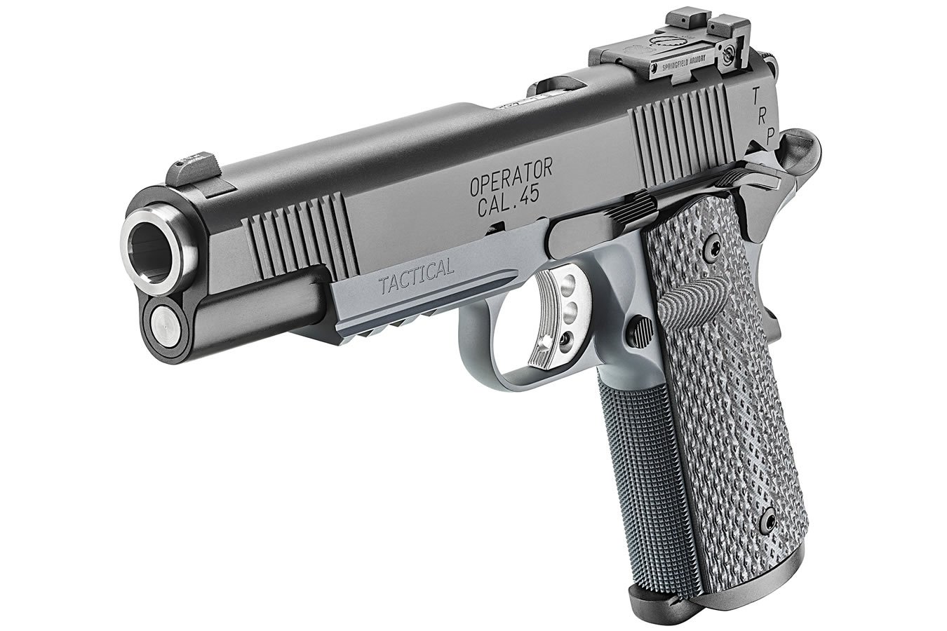 SPRINGFIELD 1911 TRP Operator 45 ACP Tactical Gray Essentials Package with Rail