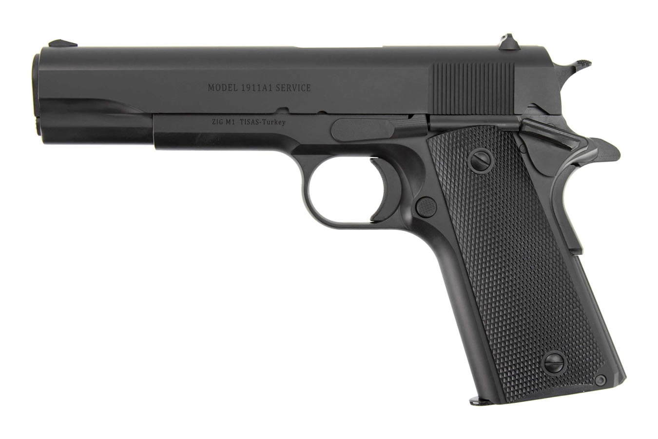 Tisas 1911A1 Service 9 9mm with Black Cerakote Finish and 5 Inch Barrel