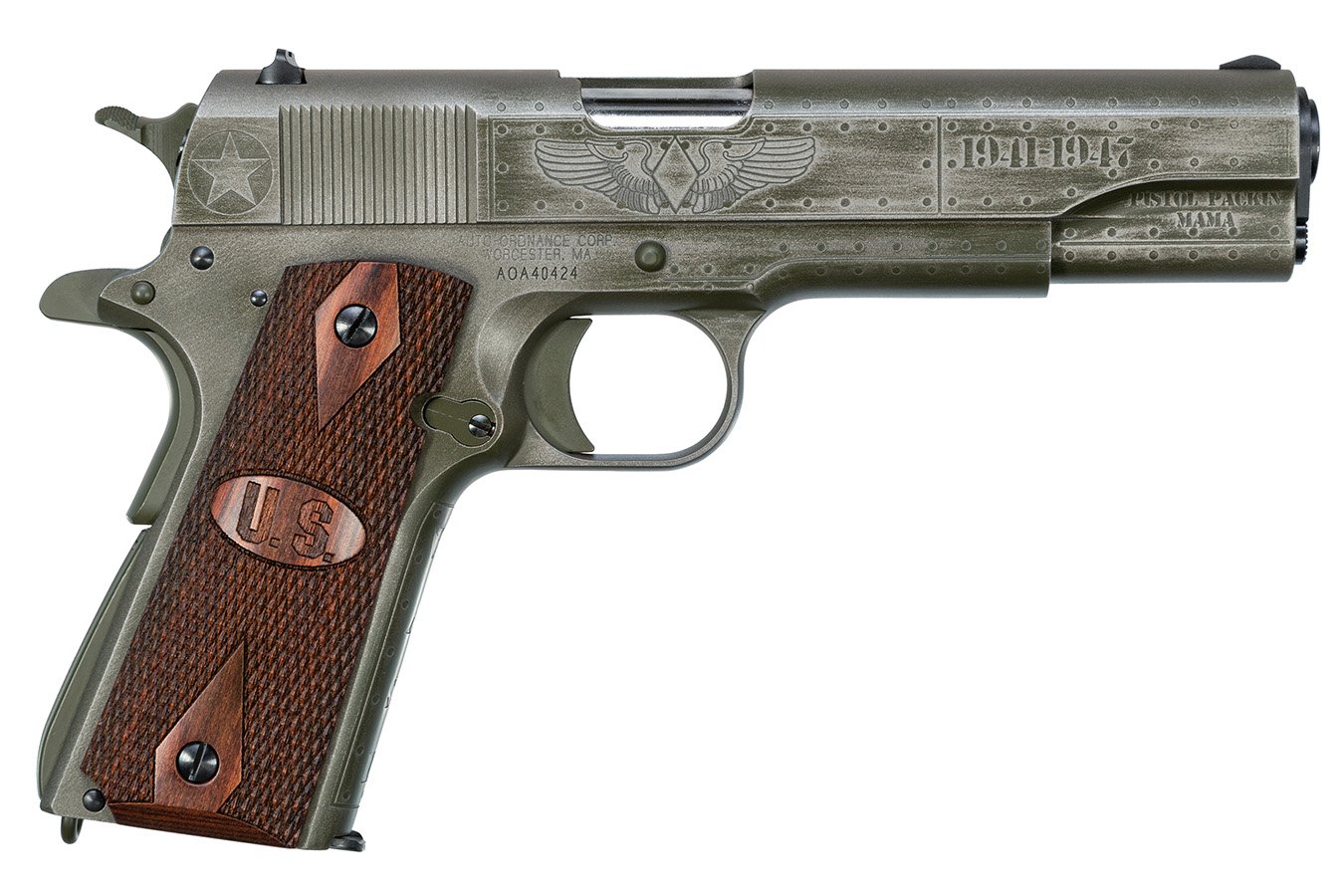 AUTO ORDNANCE 1911 Fly Girls Special Edition 45 ACP Pistol