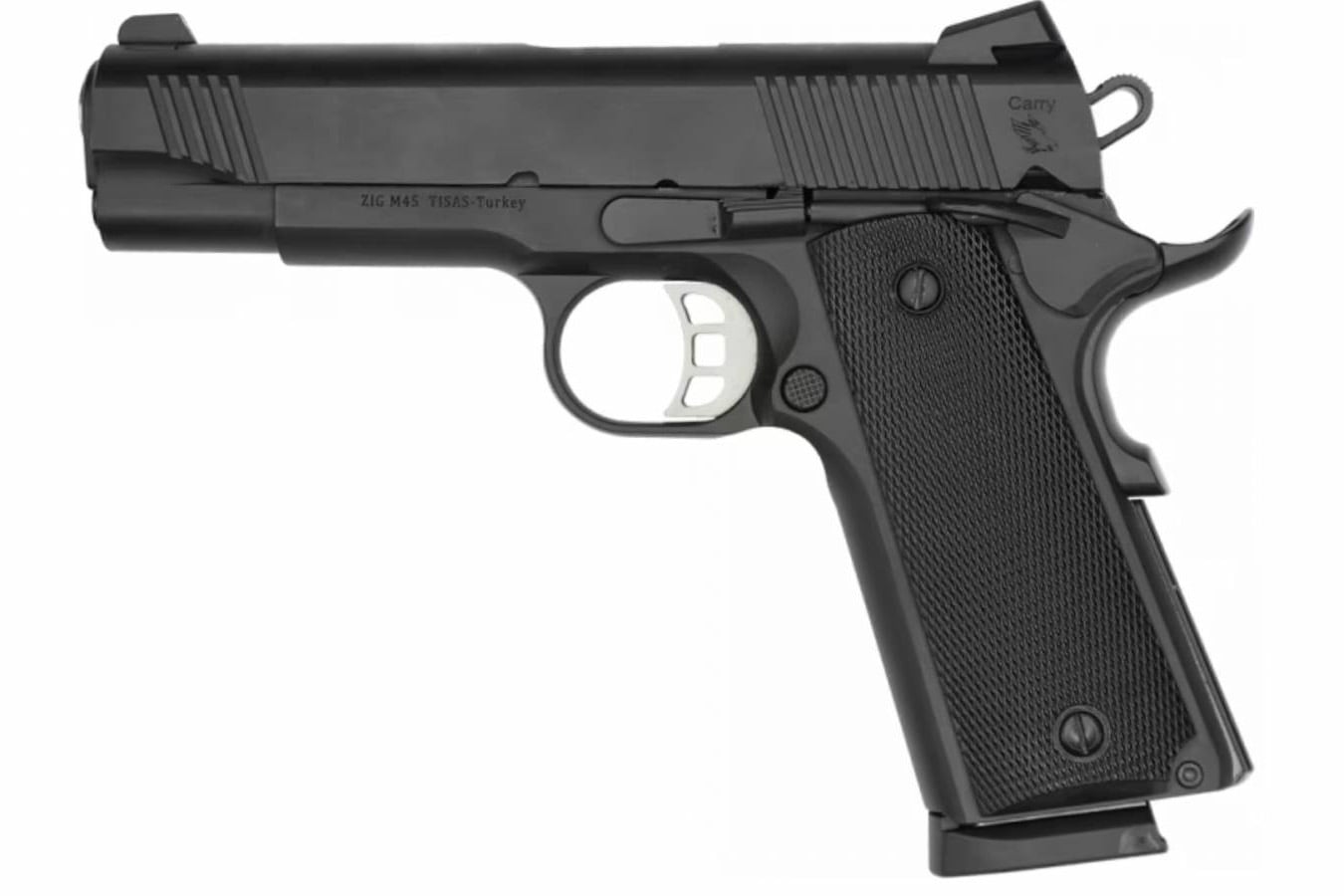 TISAS 1911 Carry 45 ACP Pistol with Black Cerakote Finish