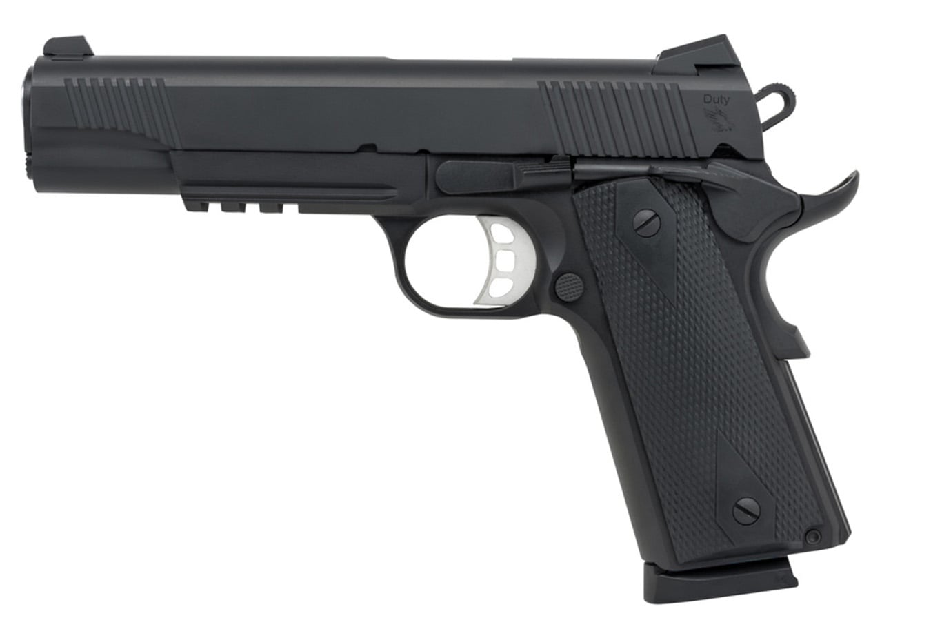 TISAS 1911 Duty 45 ACP Pistol with 5 inch Barrel and Black Cerakote Finish