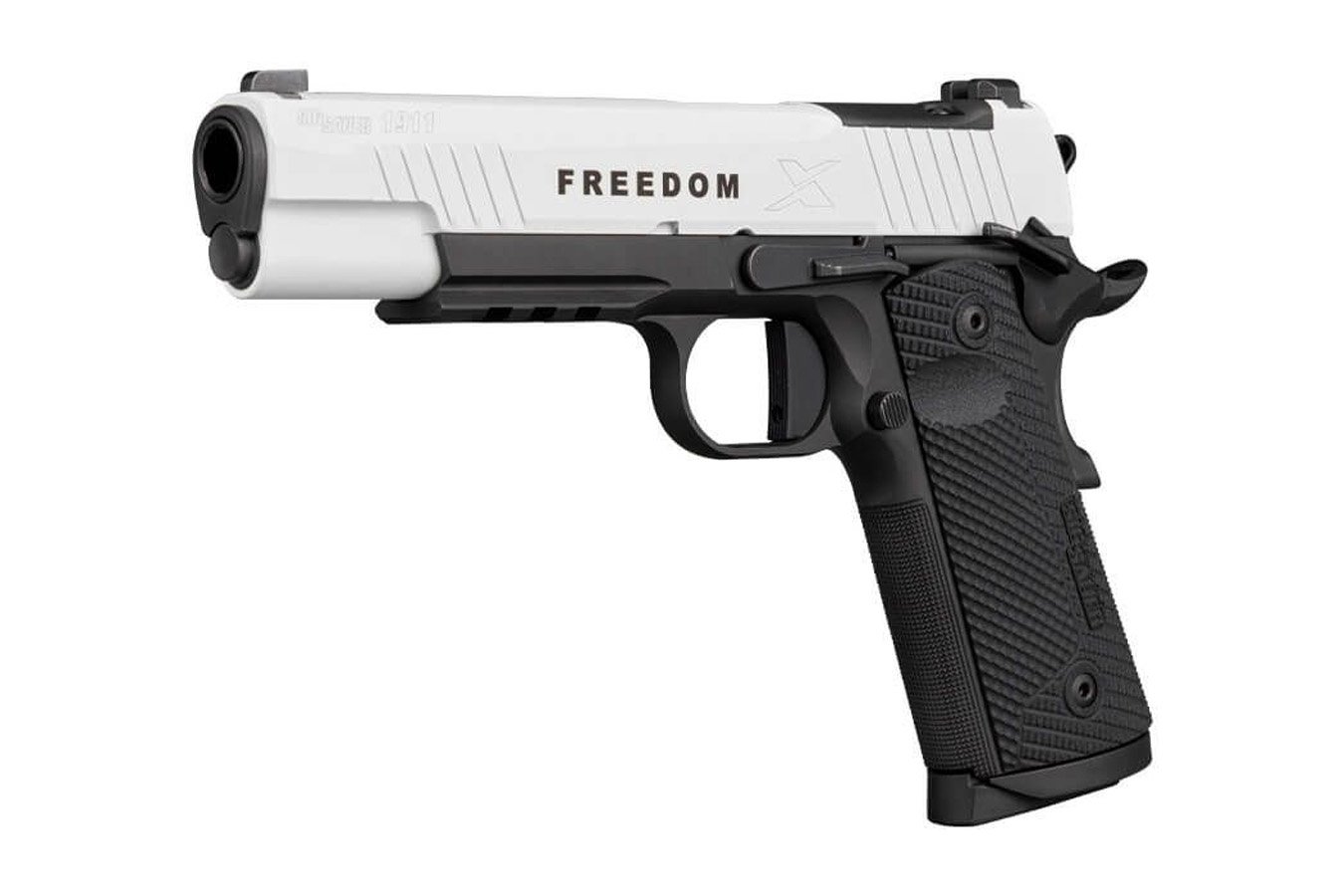 SIG SAUER 1911X 45 ACP TPUSA Limited-Edition Freedom Series Pistol with White Cerakote Finish