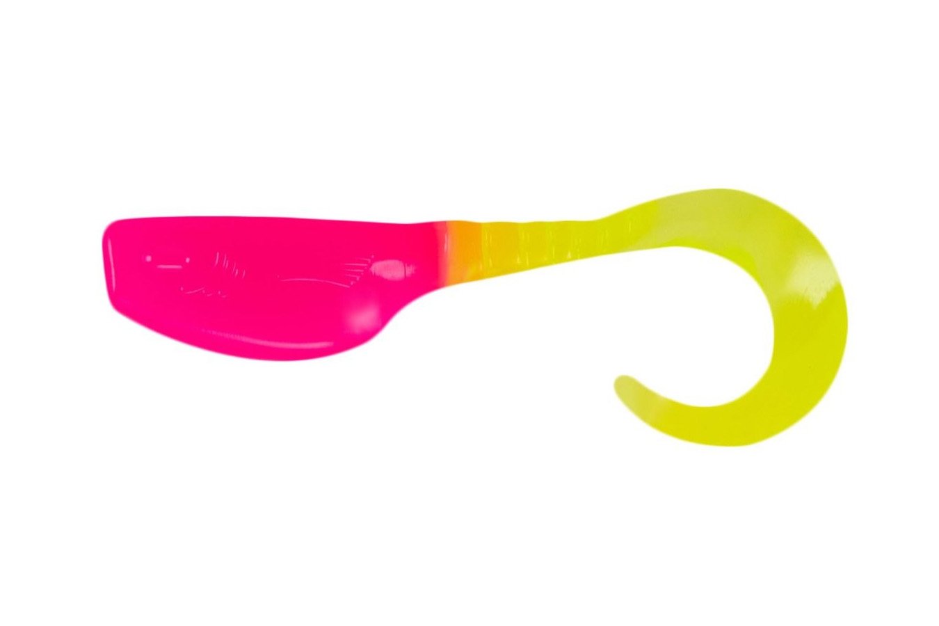 CRAPPIE MAGNET Slab Curly 12 Piece Pack Pink - Chartruese