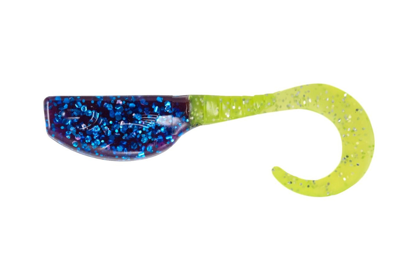 CRAPPIE MAGNET Slab Curly 12 Piece Pack - Midnight Flash 