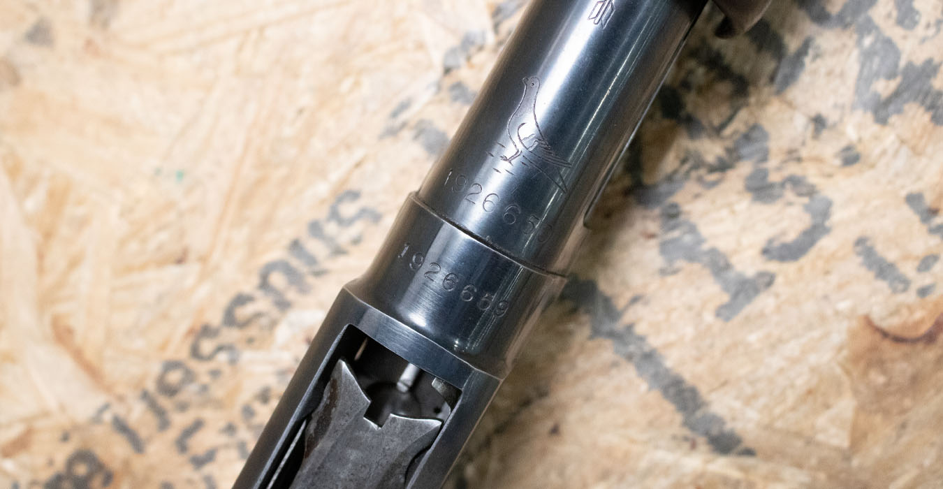 WINCHESTER FIREARMS Model 12 12-Gauge Police Trade-In Shotgun with Vented Ribbed Barrel