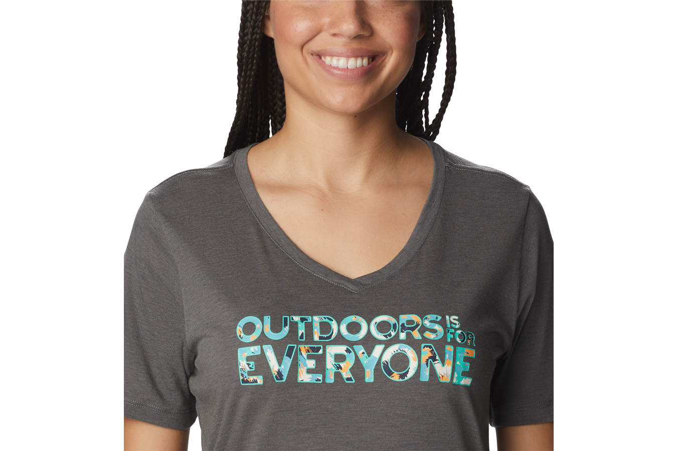 Columbia Women`s Bluebird Day Relaxed V Neck Tee