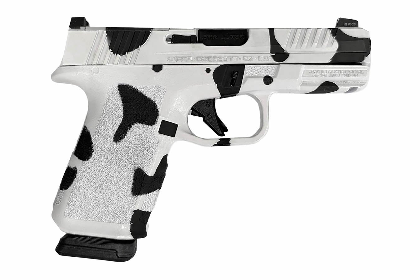 RUGER RXM 9mm Optic Ready Pistol with Cow Print Cerakote Finish